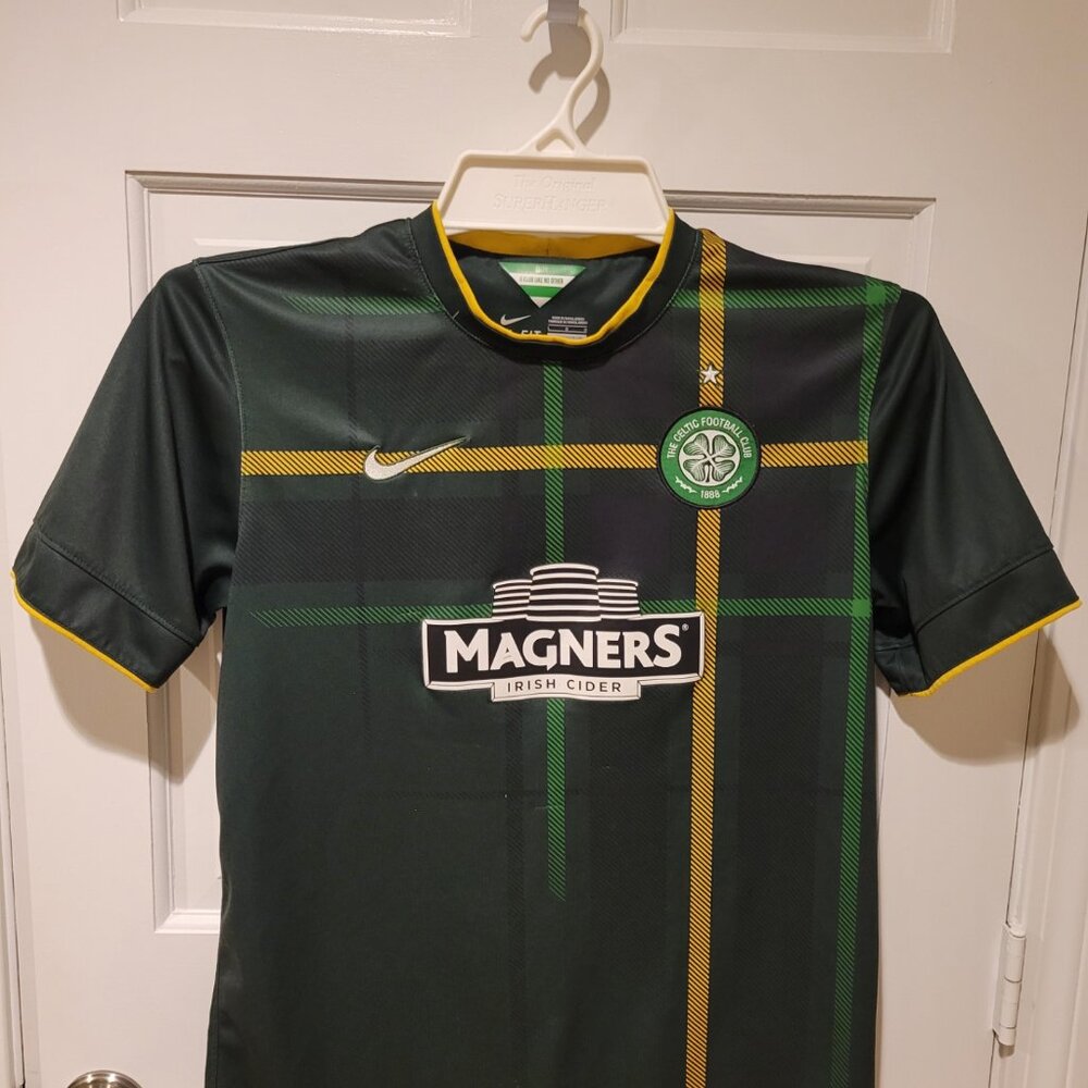 Nike Celtic FC 2014-2015 Away Soccer Football Jersey Kit Magners Mens Large